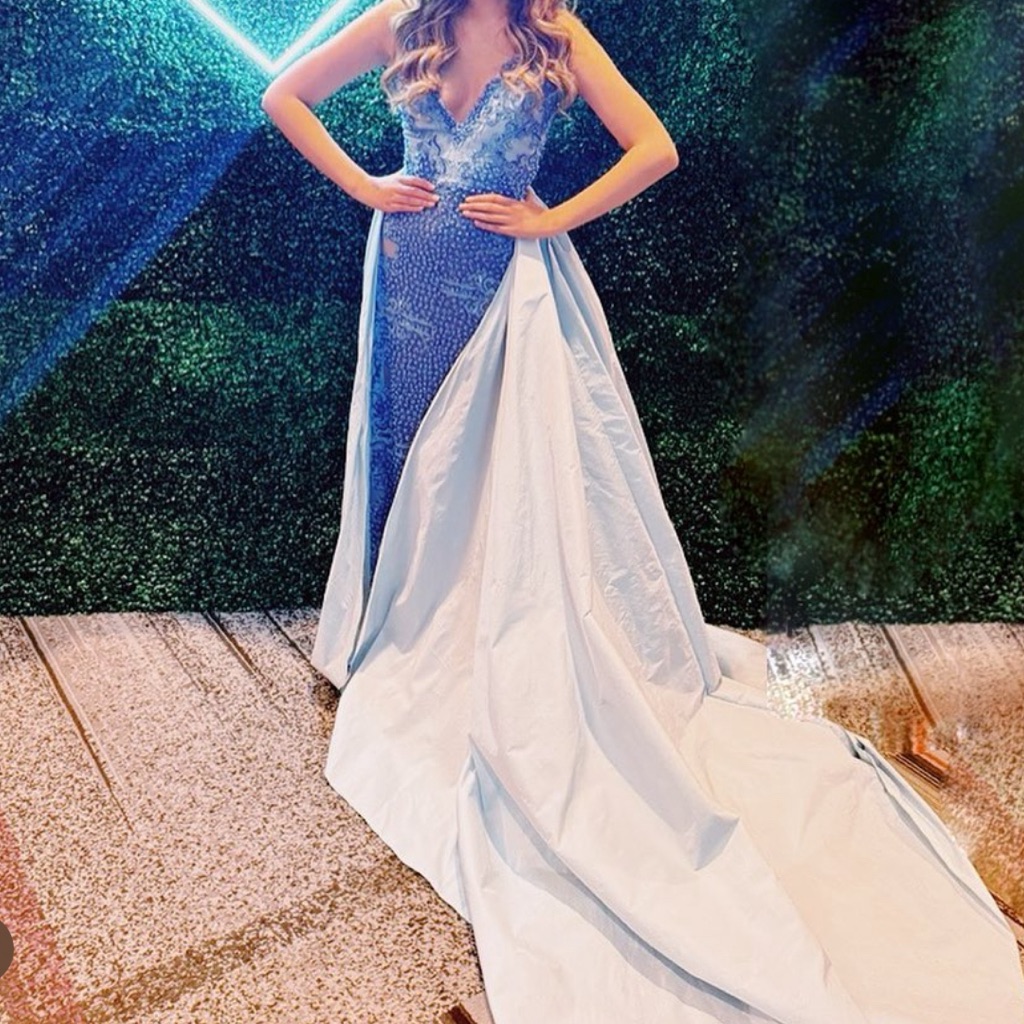 Blue Custom Gown